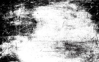 Obraz premium Grunge is black and white. Abstract monochrome texture. Vintage old background of scratches