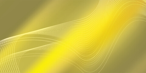 Glowing abstract wave on dark, shiny motion, magic space light. Vector techno abstract background, orange color © moh amiruddin