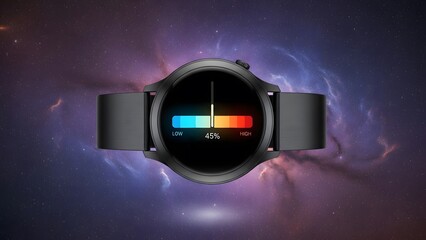 Minimal All-Black Wearable with Dynamic Thermal Rainbow Interface