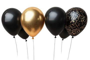 Chic Balloons Gold and Black Elegance for Celebrations Parties Events and Decorations Stylish Party