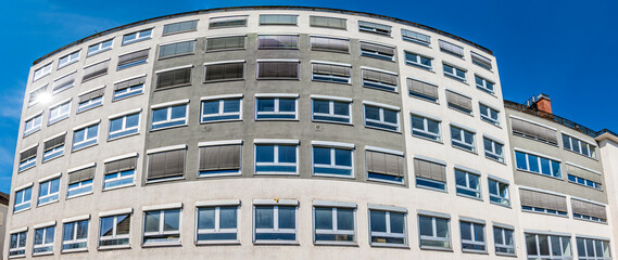 typical windows of an office building