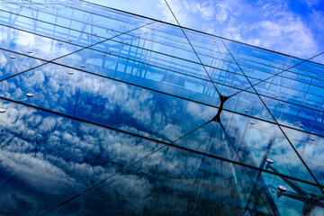 typical windows of an office building