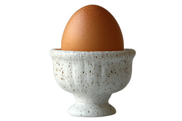 Brown Egg in Cup Simple Breakfast Still Life Food Photography Kitchen Art Culinary Tabletop Black