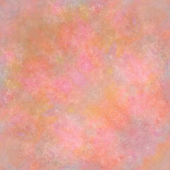 Digital paint Abstract blurred pattern in soft pink, peach, orange natural colors Old wall Grunge effect Grainy multicolored background