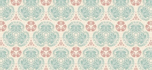 vintage pattern, seamless pattern, floral ornament, damask pattern, decorative background, pastel wallpaper, elegant design, classic wallpaper, retro textile, floral texture, ornamental motif, repeati