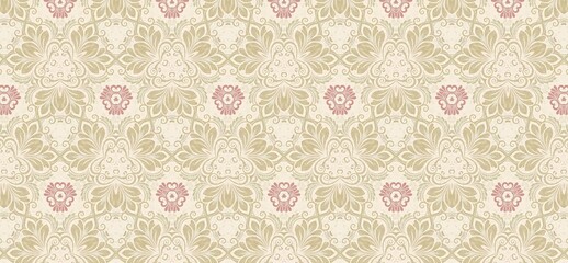 vintage pattern, seamless pattern, floral ornament, damask pattern, decorative background, pastel wallpaper, elegant design, classic wallpaper, retro textile, floral texture, ornamental motif, repeati