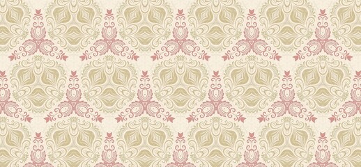 vintage pattern, seamless pattern, floral ornament, damask pattern, decorative background, pastel wallpaper, elegant design, classic wallpaper, retro textile, floral texture, ornamental motif, repeati