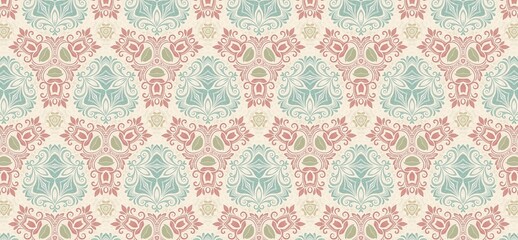 vintage pattern, seamless pattern, floral ornament, damask pattern, decorative background, pastel wallpaper, elegant design, classic wallpaper, retro textile, floral texture, ornamental motif, repeati