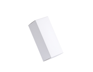 A plain rectangular white eraser with a smooth surface and rounded edges designed for writing correction