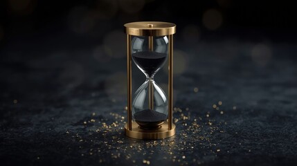 Evoke a sense of urgency and timelessness with this elegant hourglass. Perfect for conveying deadlines, anticipation, or the preciousness of time itself.