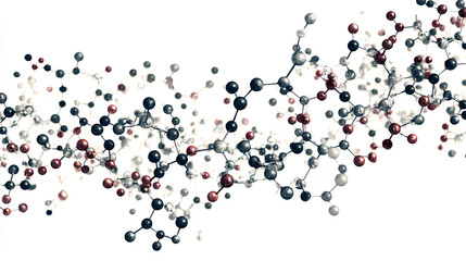 Chemical formula, molecular pattern isolated Stock Illustration