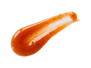 Orange Scrub Swirl Texture Sample. isolated on transparent background