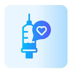 injection gradient icon