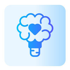 Kindness gradient icon