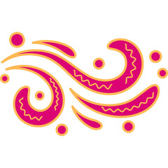 Decorative Wave Vector