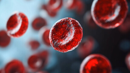 Visual representation of leukemia and cancer in the blood, showing malignant cells, immunotherapy, and oncology treatment, symbolizing disease, genetics, and medical intervention.