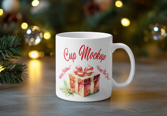 Christmas Cup Mockup