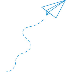 Cute Paper Plane Decoration