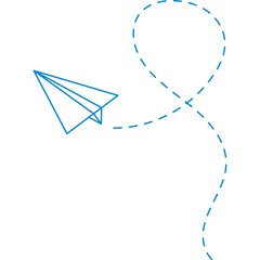 Cute Paper Plane Decoration