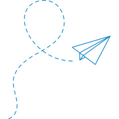 Cute Paper Plane Decoration