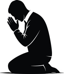 Black and White Monochrome Illustration of Classic European Apartment Building Facade with Row of Cheerful Snowmen Standing on Snowy Ground, Winter Holiday Season Design Element