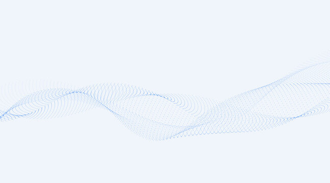 abstract blue wave background