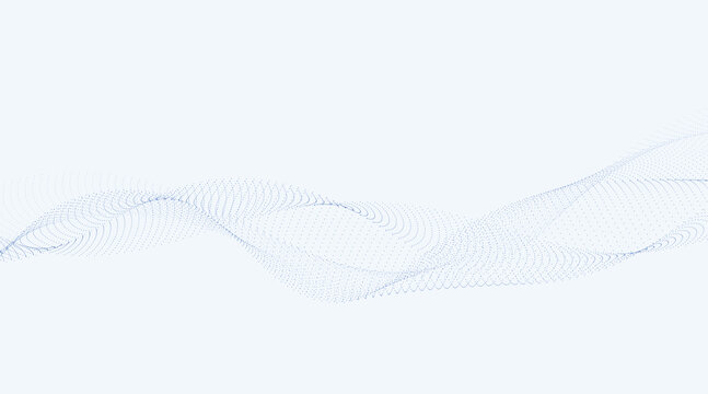 abstract blue wave background