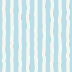 Coquette hand drawn stripes seamless pattern. Cute charming line vector print. A whimsical mix of vintage, Y2K and romantic styles for greeting cards, gifts, fashion, and celebration designs.