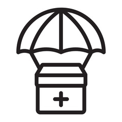 humanitarian line icon