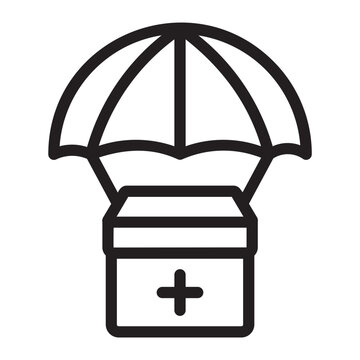 humanitarian line icon