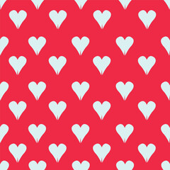 seamless pattern with hearts love