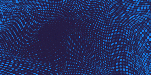 Obraz premium Abstract shape grunge halftones dot texture, Vector illustration, EPS10