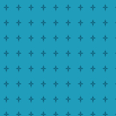 Turquoise Cross Pattern Background