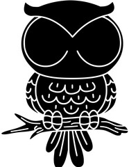 night illustration owl silhouette bird logo nature icon wildlife outline animal dark moon halloween wild blue cute sky black shape men vector graphic background