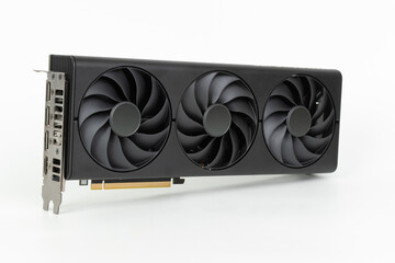 2,5 slot graphics card for creators and gamers for desktop PC, one HDMI port and three DisplayPorts