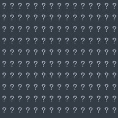 Question Mark Pattern on Dark Background