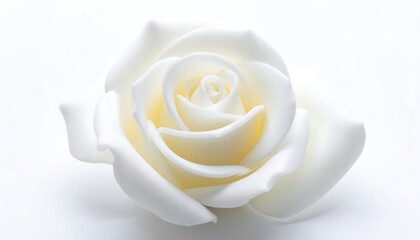 Elegant White Rose Blossom - A Symbol of Purity and Grace.