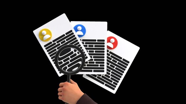 3D Resume Evaluation Process | Alpha Channel