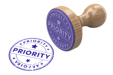 Prioritize your tasks with impact using this stamp icon, perfect for project management, business strategy, and time optimization solutions for success now