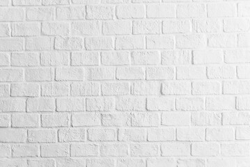 Crisp white brick wall offers a clean, modern texture perfect for interior design mockups, architectural renderings, and adding visual interest to any project.