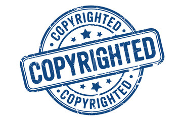 Protect your creative work with this distressed copyright stamp overlay, perfect for branding, legal protection, and adding an artistic touch