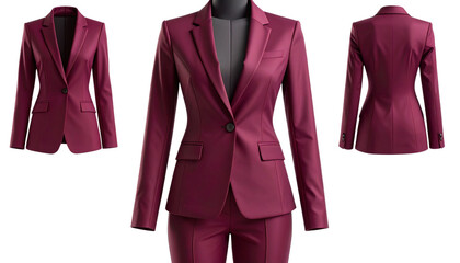   Formal Blazer Mannequin Shot, Fabric Detail Focus