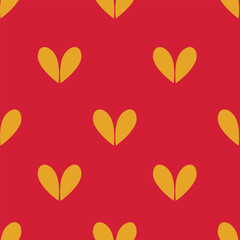 seamless pattern with hearts