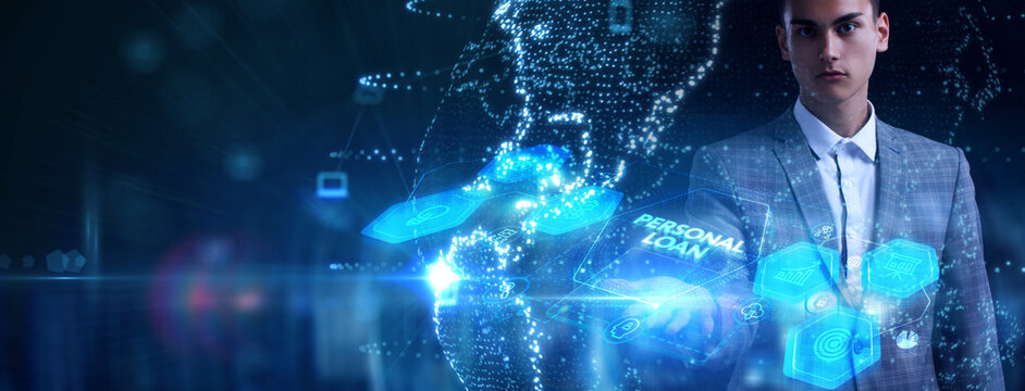 Business, Technology, Internet and network concept. Loan personal finance.