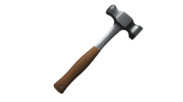 Hammer Metal Tool Isolated PNG