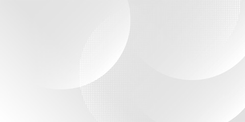 white abstract circular with dot pattern