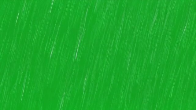 Rain Falling Green Screen Overlay Animation