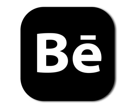  behance logo, isolated on transparent background