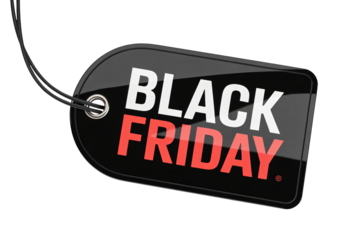 Don't miss out! Black Friday savings are here with this eye-catching sale tag, perfect for retail promotions and attracting bargain hunters now