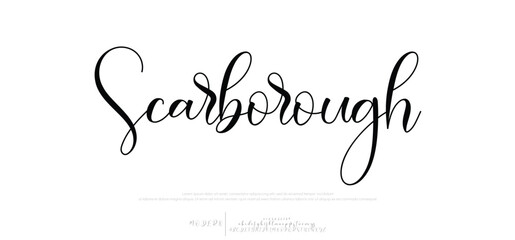 Luxury alphabet letters font for logo